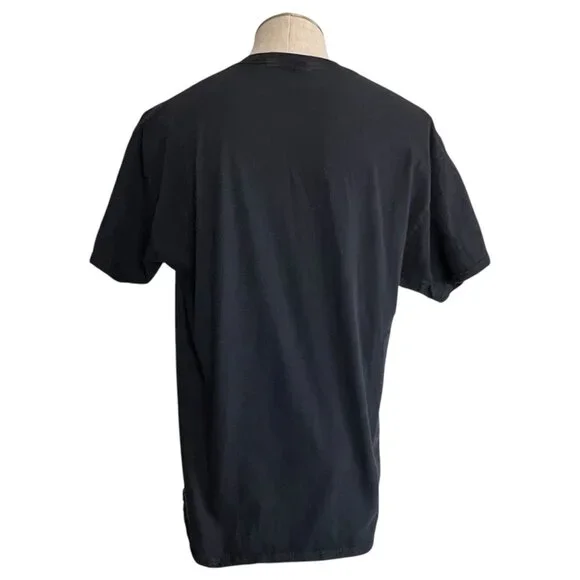 Half Wolf Half Shadow Face Black T Shirt Mens Size Large ? Graphic Short Sleeve - Picture 5 of 5